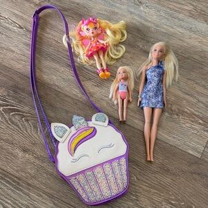 GIRLS Barbie + purse Bundle!